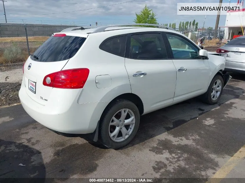 JN8AS5MV6AW109471 2010 Nissan Rogue Sl