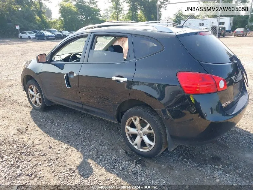 2010 Nissan Rogue Sl VIN: JN8AS5MV2AW605058 Lot: 40084513