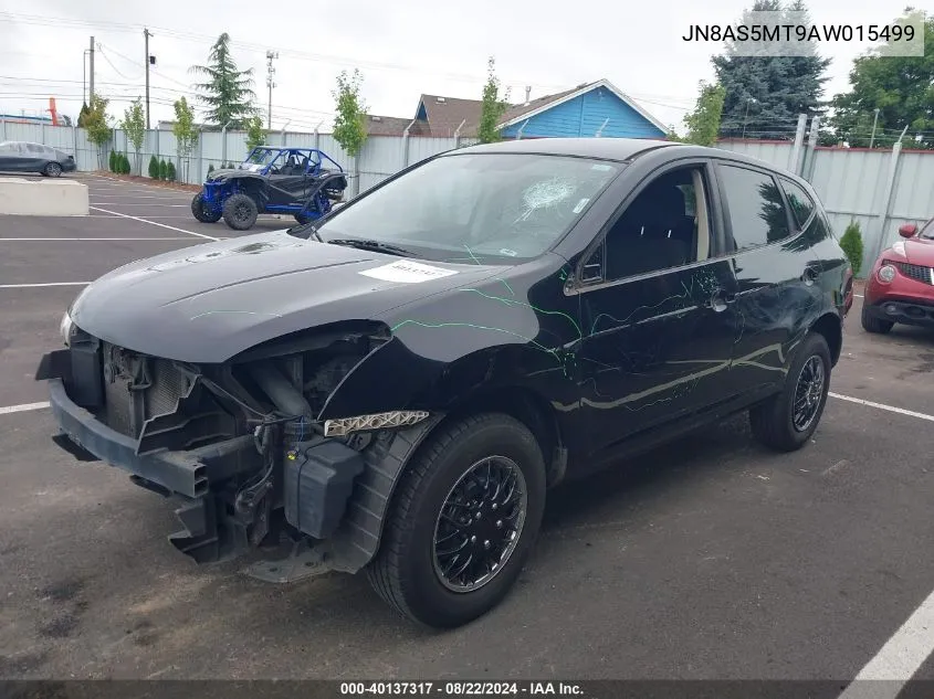 2010 Nissan Rogue S VIN: JN8AS5MT9AW015499 Lot: 40137317