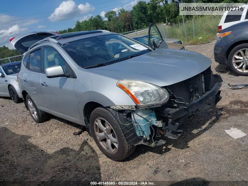 2010 Nissan Rogue Sl VIN: JN8AS5MV8AW102716 Lot: 40145063