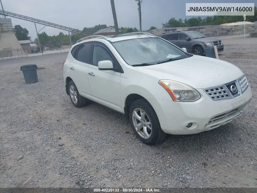 2010 Nissan Rogue Sl VIN: JN8AS5MV9AW146000 Lot: 40220133