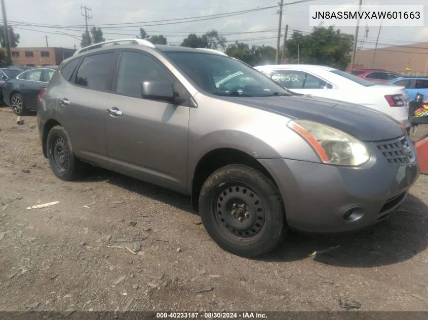 2010 Nissan Rogue Sl VIN: JN8AS5MVXAW601663 Lot: 40233187