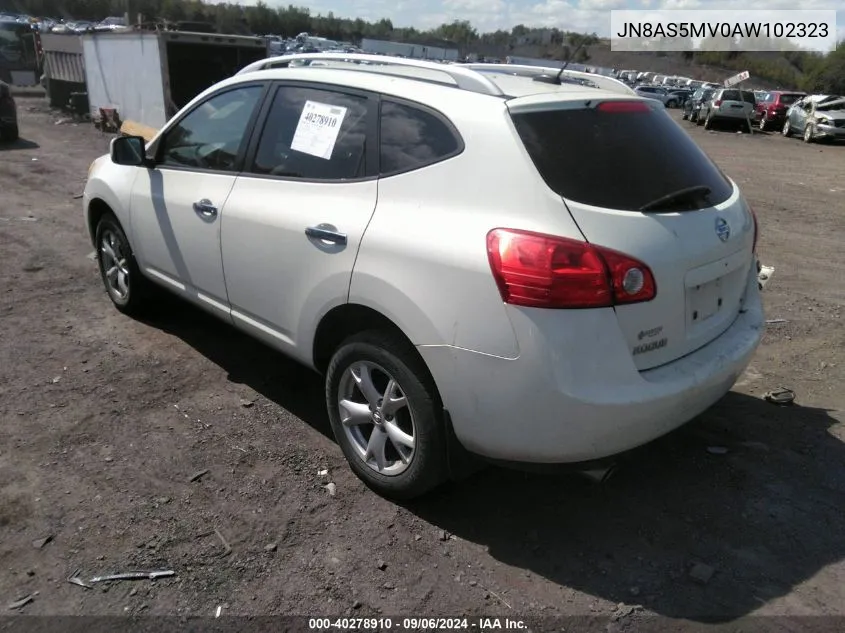 2010 Nissan Rogue Sl VIN: JN8AS5MV0AW102323 Lot: 40278910