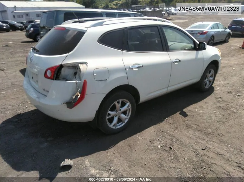 2010 Nissan Rogue Sl VIN: JN8AS5MV0AW102323 Lot: 40278910