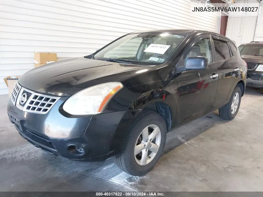 JN8AS5MV6AW148027 2010 Nissan Rogue S