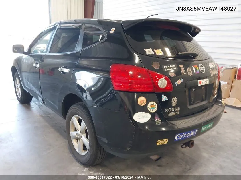 JN8AS5MV6AW148027 2010 Nissan Rogue S