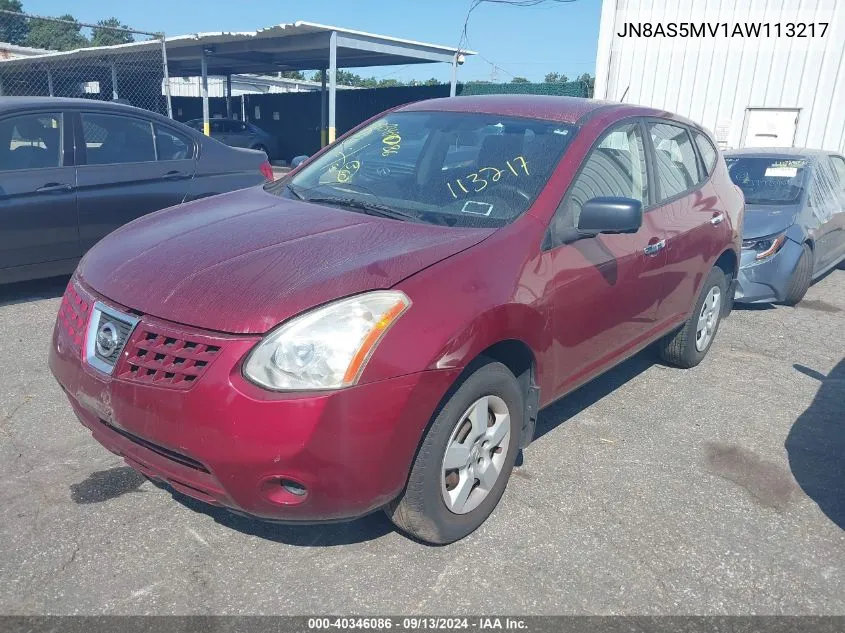 JN8AS5MV1AW113217 2010 Nissan Rogue S/Sl/Krom