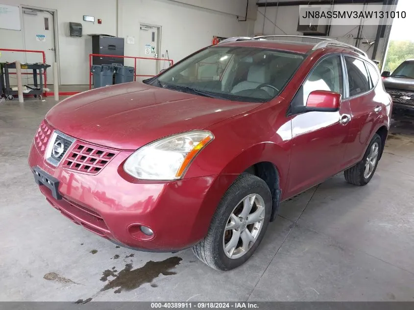 2010 Nissan Rogue Sl VIN: JN8AS5MV3AW131010 Lot: 40389911