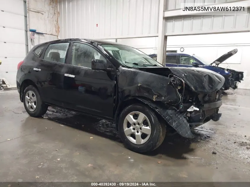 2010 Nissan Rogue S VIN: JN8AS5MV8AW612371 Lot: 40392430