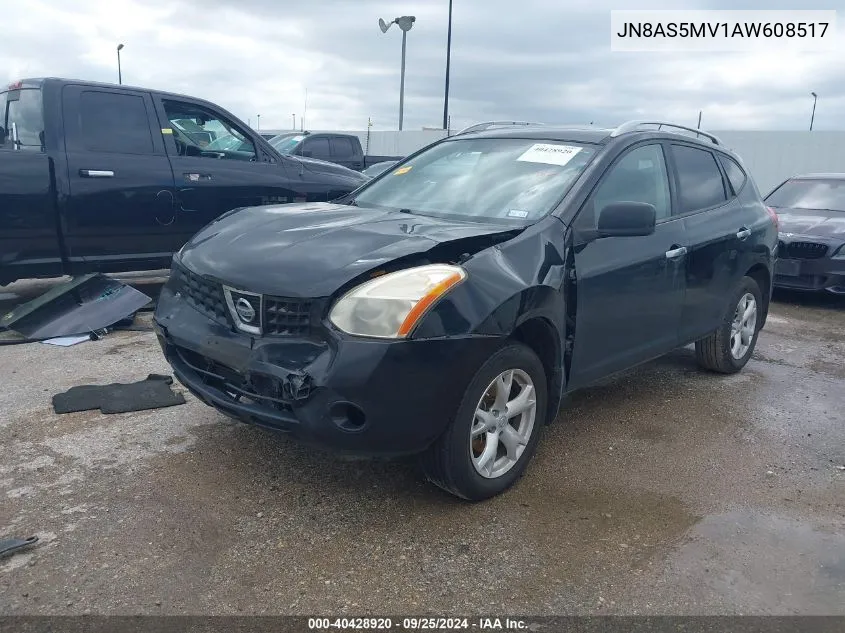 2010 Nissan Rogue Sl VIN: JN8AS5MV1AW608517 Lot: 40428920