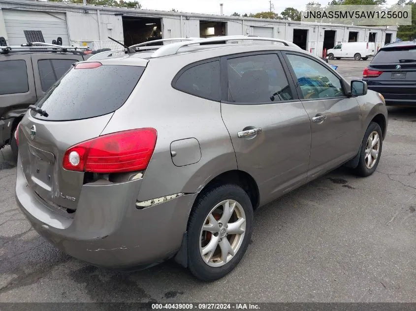 2010 Nissan Rogue Sl VIN: JN8AS5MV5AW125600 Lot: 40439009