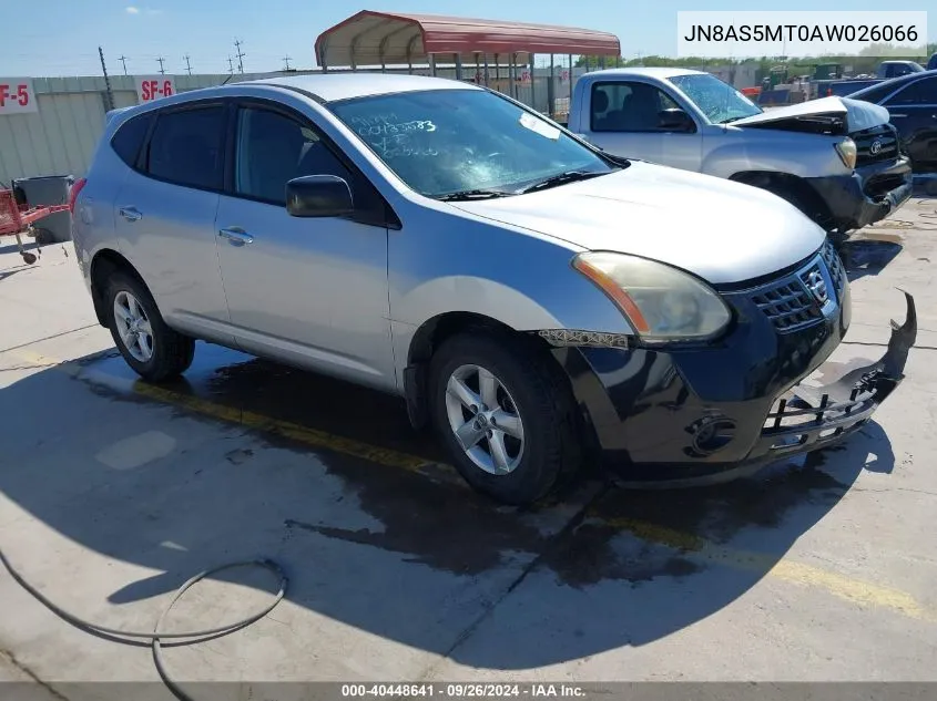 2010 Nissan Rogue S VIN: JN8AS5MT0AW026066 Lot: 40448641