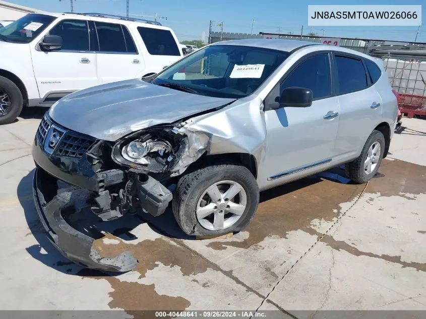 2010 Nissan Rogue S VIN: JN8AS5MT0AW026066 Lot: 40448641