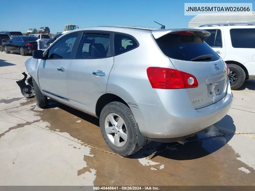 2010 Nissan Rogue S VIN: JN8AS5MT0AW026066 Lot: 40448641