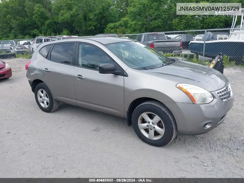 2010 Nissan Rogue S VIN: JN8AS5MV0AW125729 Lot: 40457517