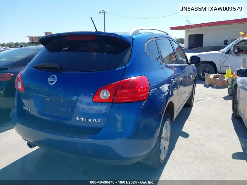 2010 Nissan Rogue Sl VIN: JN8AS5MTXAW009579 Lot: 40490478