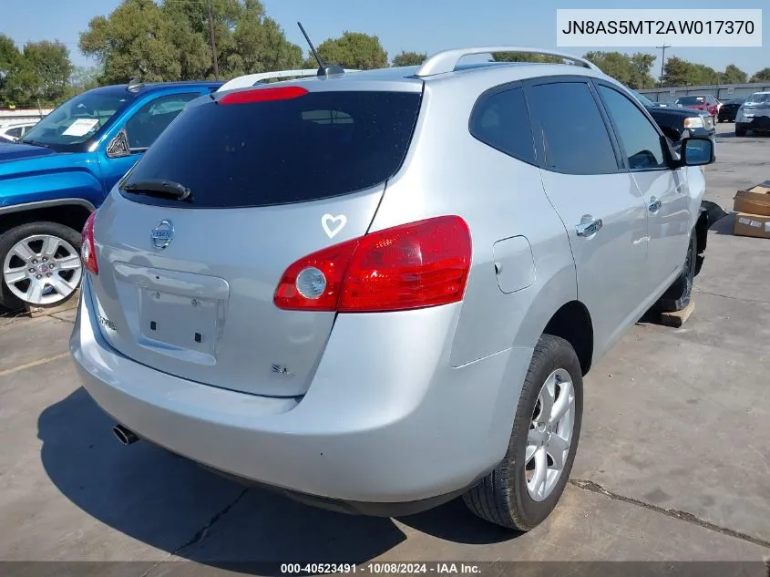 2010 Nissan Rogue Sl VIN: JN8AS5MT2AW017370 Lot: 40523491