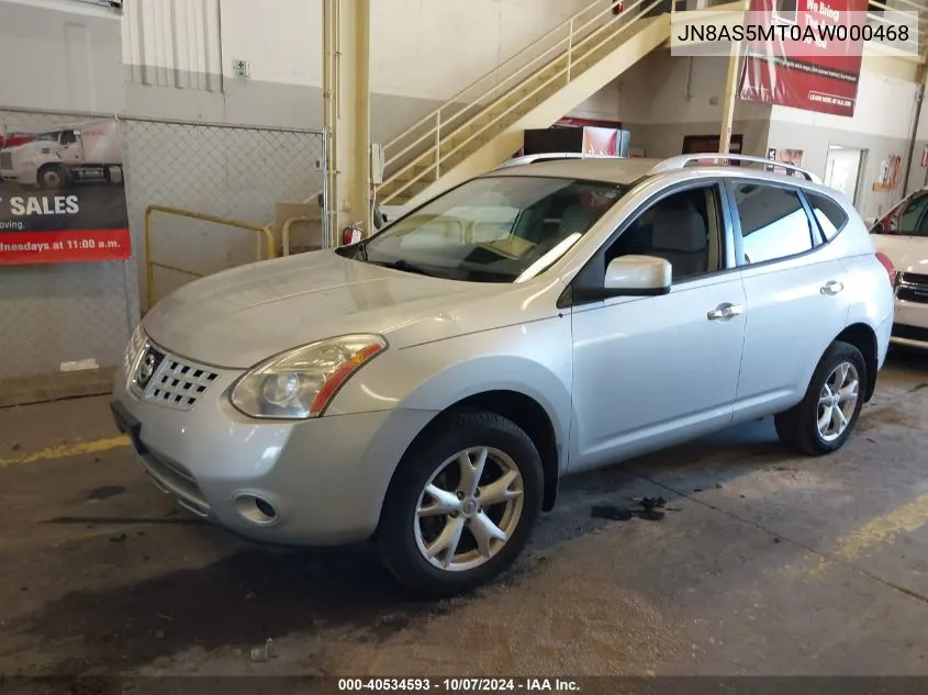 2010 Nissan Rogue Sl VIN: JN8AS5MT0AW000468 Lot: 40534593