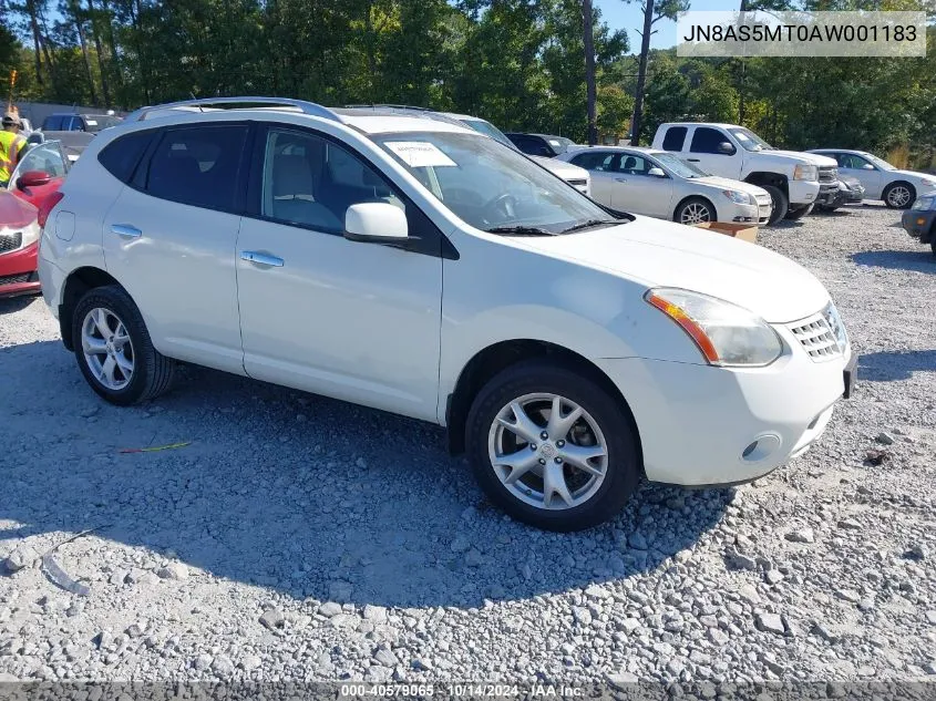 2010 Nissan Rogue Sl VIN: JN8AS5MT0AW001183 Lot: 40579065