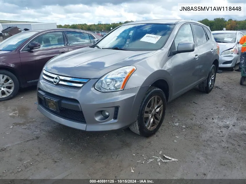 2010 Nissan Rogue S Krom Edition VIN: JN8AS5MV1AW118448 Lot: 40591125