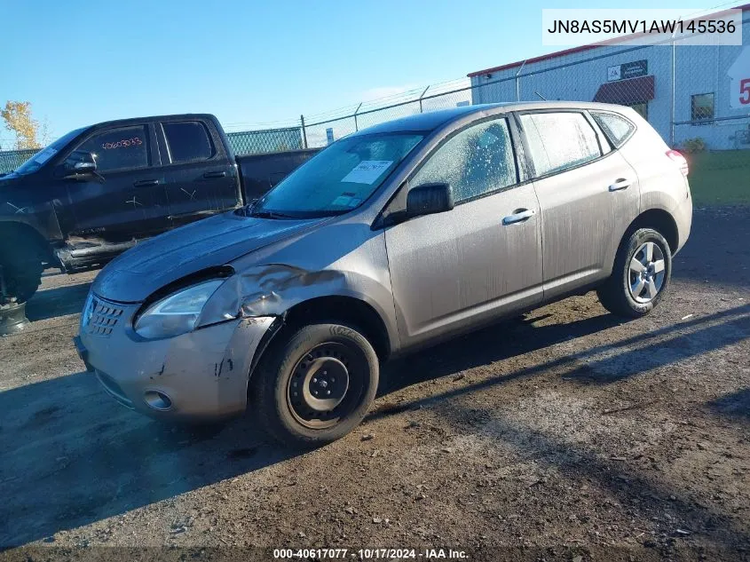 2010 Nissan Rogue S VIN: JN8AS5MV1AW145536 Lot: 40617077