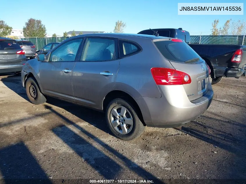 2010 Nissan Rogue S VIN: JN8AS5MV1AW145536 Lot: 40617077