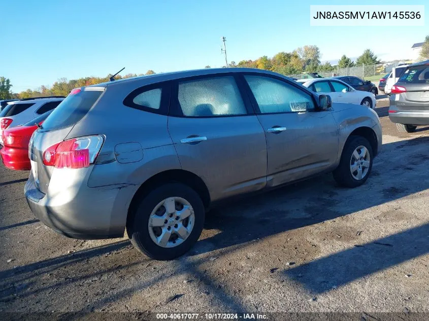 2010 Nissan Rogue S VIN: JN8AS5MV1AW145536 Lot: 40617077