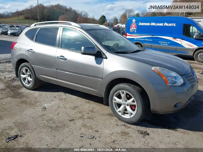 2010 Nissan Rogue Sl VIN: JN8AS5MV3AW148034 Lot: 40653993