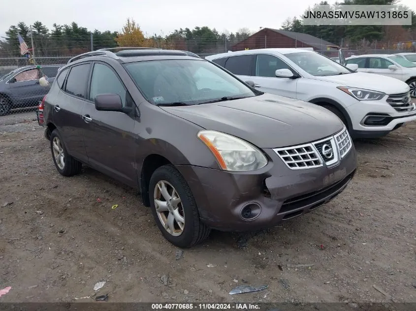 2010 Nissan Rogue Sl VIN: JN8AS5MV5AW131865 Lot: 40770685