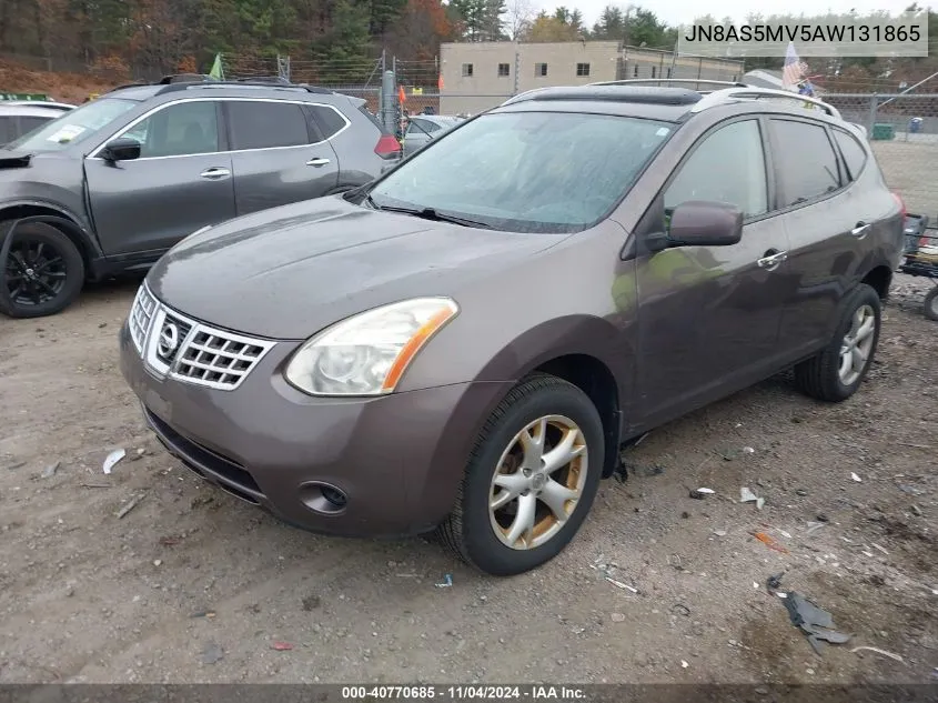 2010 Nissan Rogue Sl VIN: JN8AS5MV5AW131865 Lot: 40770685