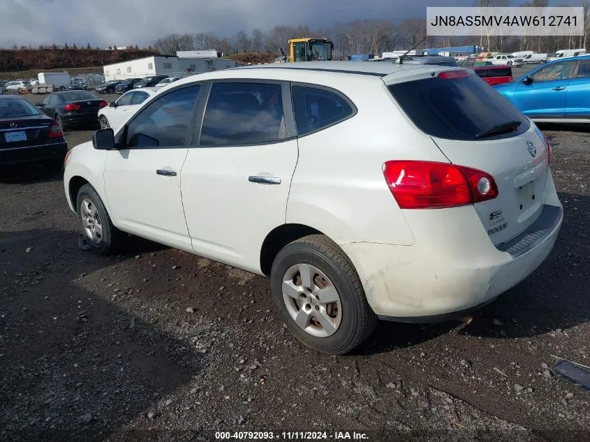 2010 Nissan Rogue S VIN: JN8AS5MV4AW612741 Lot: 40792093