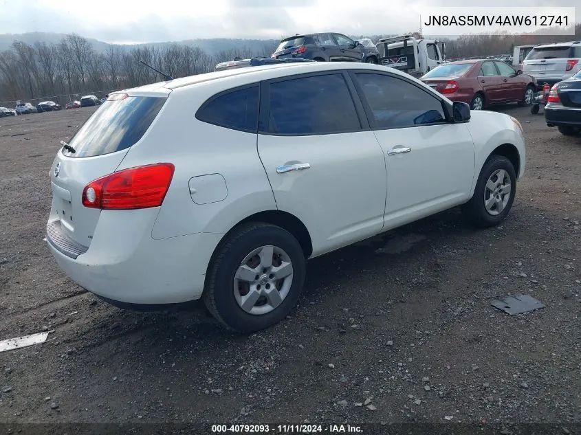 2010 Nissan Rogue S VIN: JN8AS5MV4AW612741 Lot: 40792093