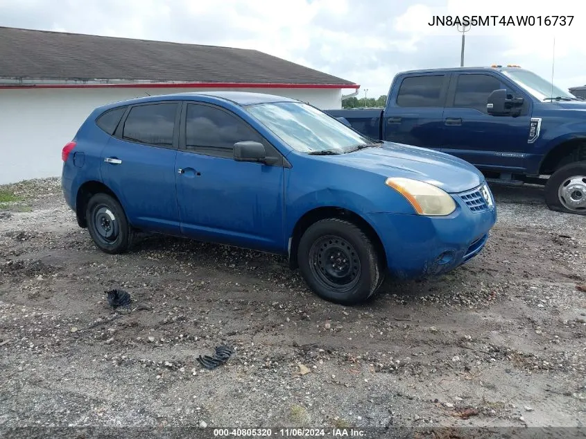 2010 Nissan Rogue S VIN: JN8AS5MT4AW016737 Lot: 40805320