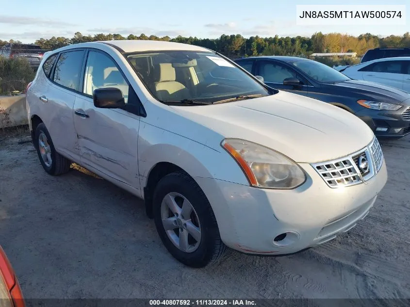 2010 Nissan Rogue S VIN: JN8AS5MT1AW500574 Lot: 40807592