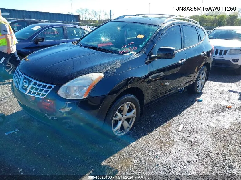 2010 Nissan Rogue Sl VIN: JN8AS5MT6AW011250 Lot: 40828138