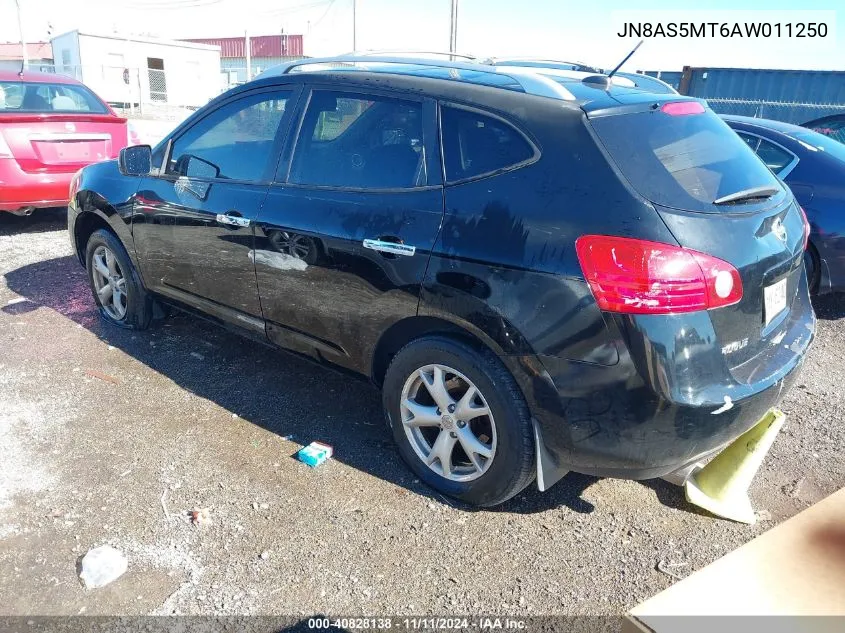 2010 Nissan Rogue Sl VIN: JN8AS5MT6AW011250 Lot: 40828138