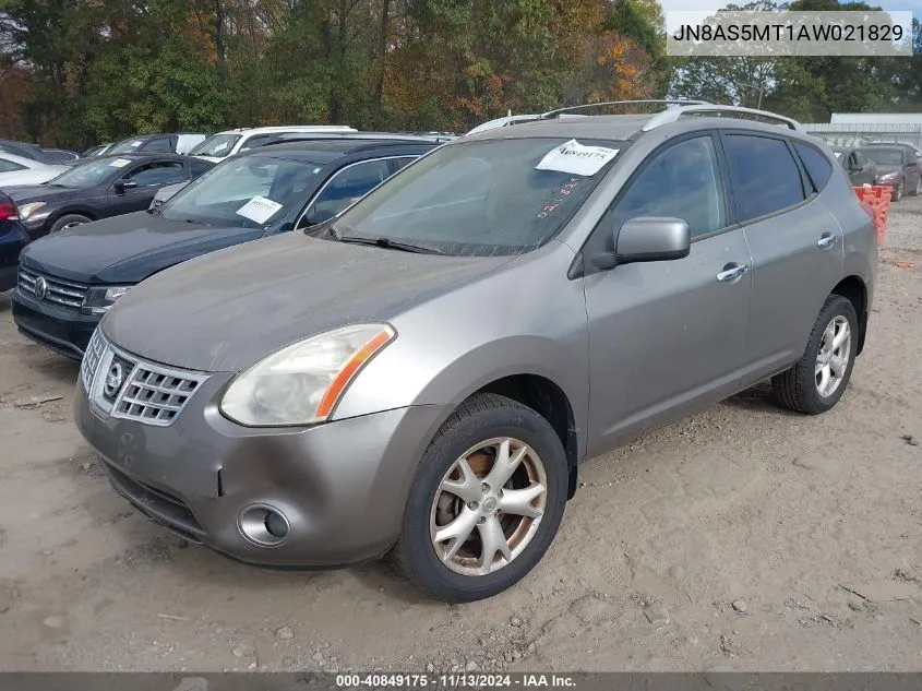 JN8AS5MT1AW021829 2010 Nissan Rogue Sl