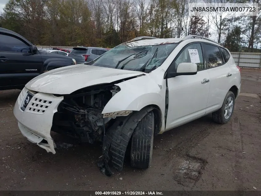 2010 Nissan Rogue Sl VIN: JN8AS5MT3AW007723 Lot: 40915629