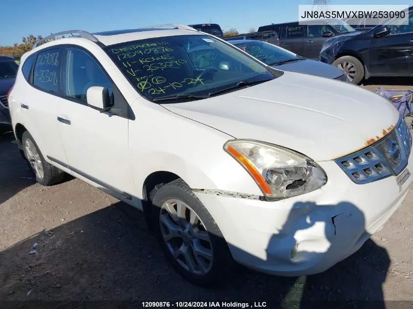 2011 Nissan Rogue S/Sv/Krom VIN: JN8AS5MVXBW253090 Lot: 12090876