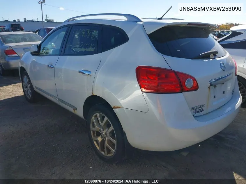 2011 Nissan Rogue S/Sv/Krom VIN: JN8AS5MVXBW253090 Lot: 12090876