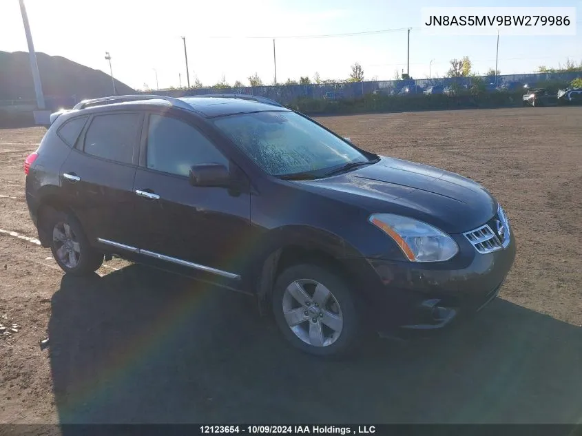 JN8AS5MV9BW279986 2011 Nissan Rogue S/Sv/Krom