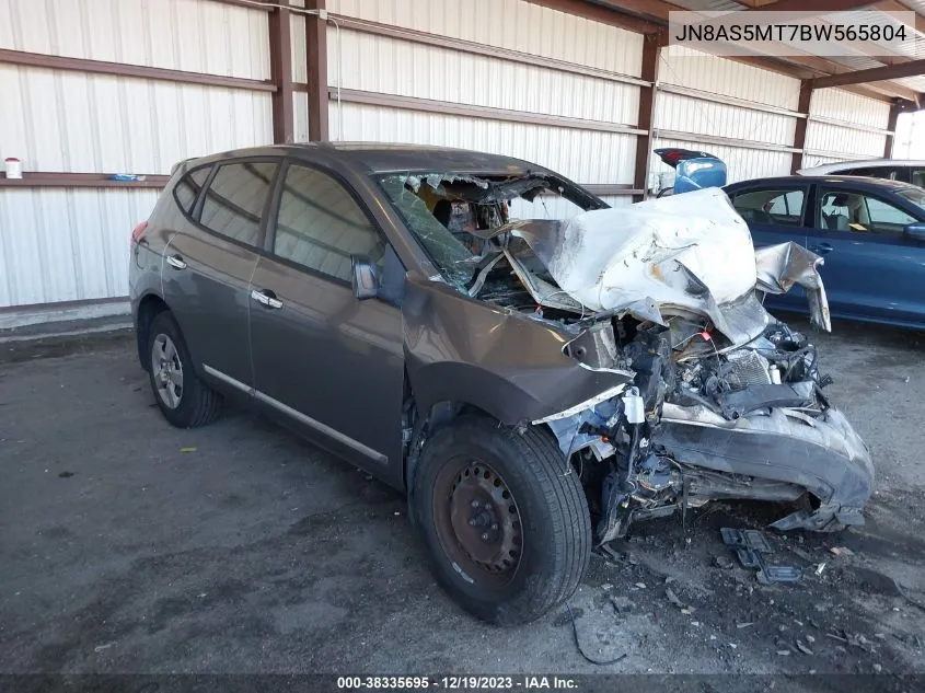 2011 Nissan Rogue S VIN: JN8AS5MT7BW565804 Lot: 38335695