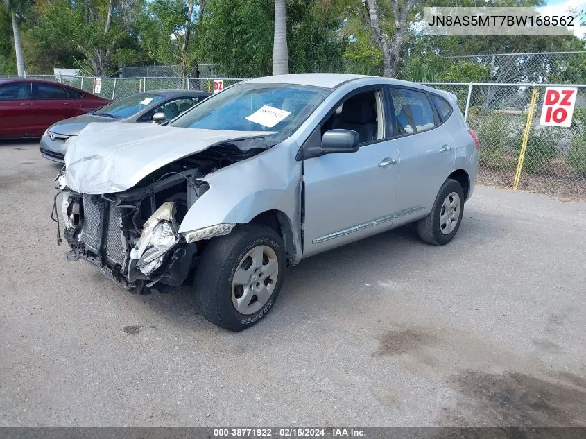 2011 Nissan Rogue S VIN: JN8AS5MT7BW168562 Lot: 38771922