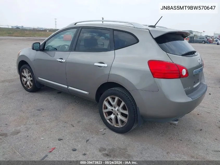 JN8AS5MT9BW570647 2011 Nissan Rogue Sv