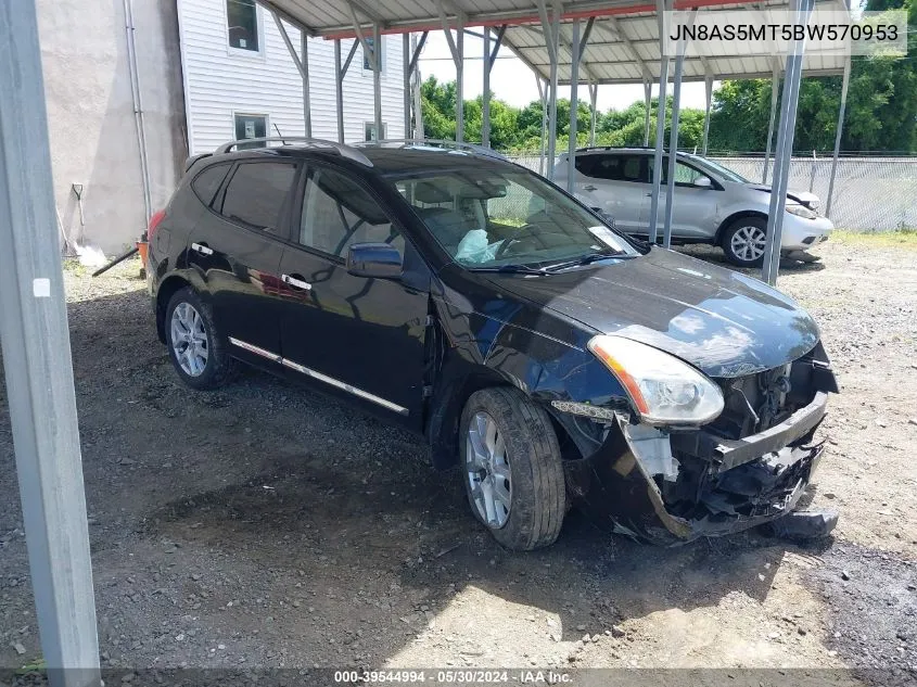 2011 Nissan Rogue Sv VIN: JN8AS5MT5BW570953 Lot: 39544994