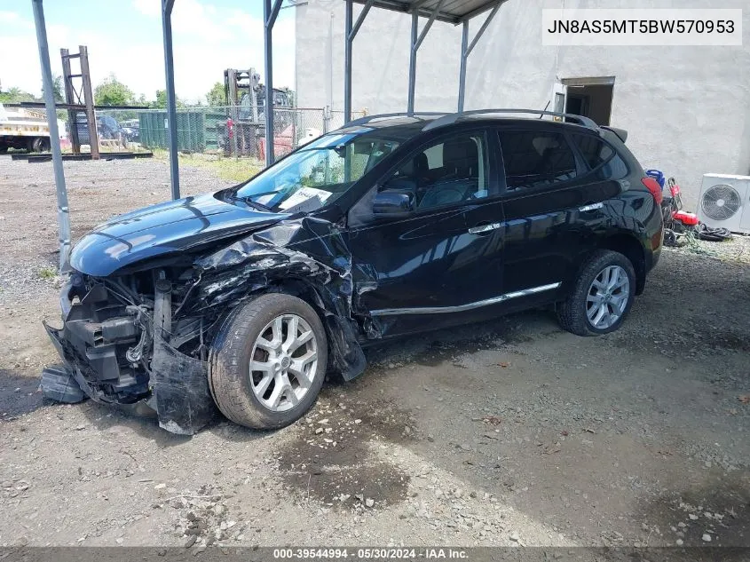 2011 Nissan Rogue Sv VIN: JN8AS5MT5BW570953 Lot: 39544994