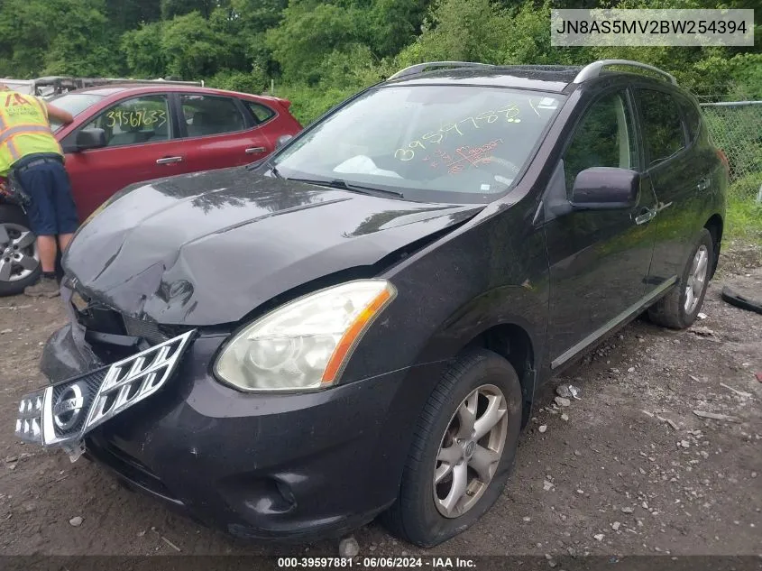 2011 Nissan Rogue Sv VIN: JN8AS5MV2BW254394 Lot: 39597881