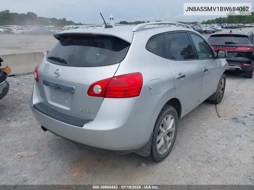 2011 Nissan Rogue Sv VIN: JN8AS5MV1BW684062 Lot: 39905452