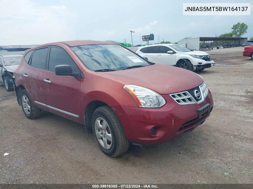 2011 Nissan Rogue S VIN: JN8AS5MT5BW164137 Lot: 39916385