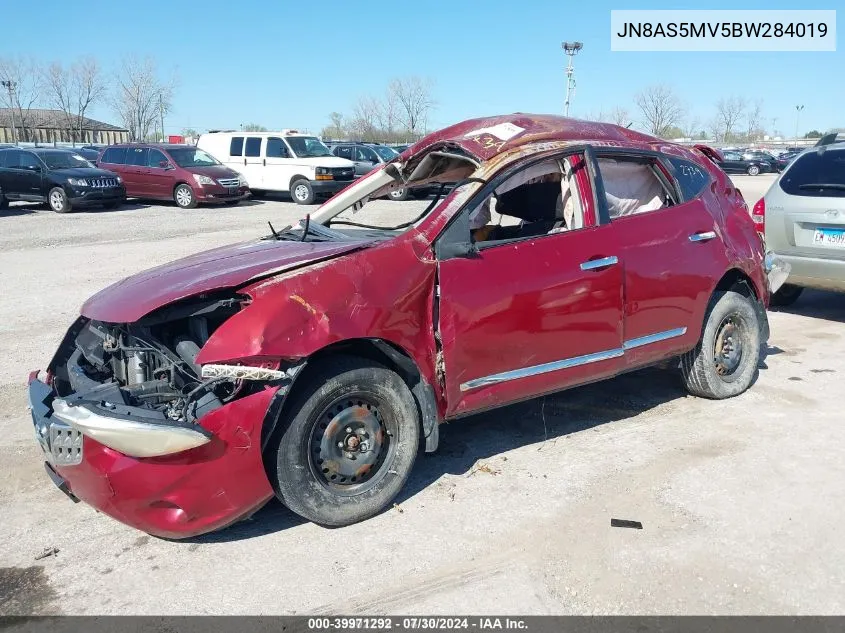 2011 Nissan Rogue S VIN: JN8AS5MV5BW284019 Lot: 39971292